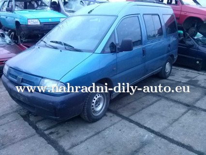 Fiat Scudo modrá metalíza na díly Praha / nahradni-dily-auto.eu