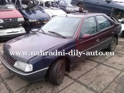 Peugeot 405 modrá na náhradní díly Praha / nahradni-dily-auto.eu