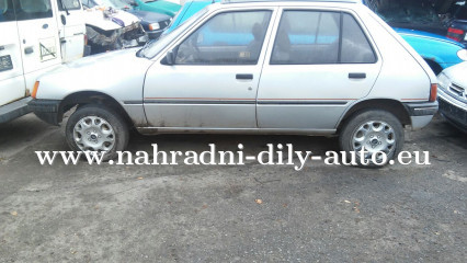 Peugeot 205 stříbrná na náhradní díly ČB / nahradni-dily-auto.eu