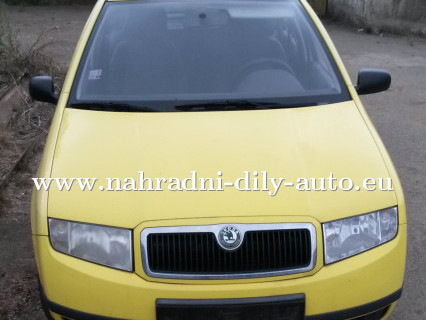 Škoda Fabia hatchback žlutá na díly Brno