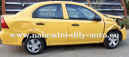 Chevrolet Aveo žlutá na díly Brno