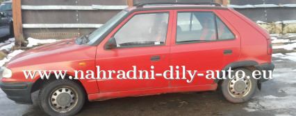 Škoda Felicia červená na díly Brno / nahradni-dily-auto.eu
