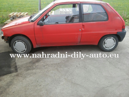 Peugeot 106 červená na náhradní díly Plzeň / nahradni-dily-auto.eu