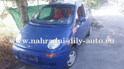 Daewoo Matiz 98 1,0i modrá na díly Plzeň