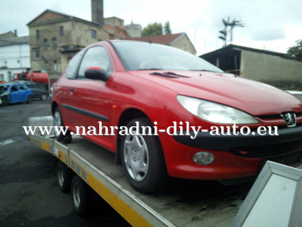 Peugeot 206 červená - díly z tohoto vozu / nahradni-dily-auto.eu