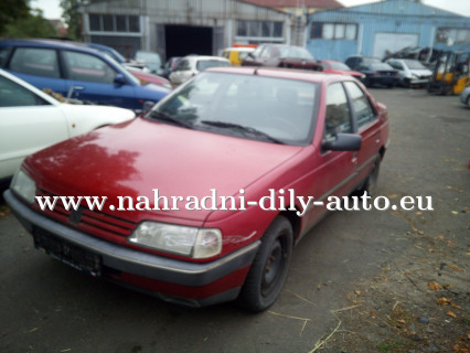 Peugeot 405 červená - díly z tohoto vozu / nahradni-dily-auto.eu