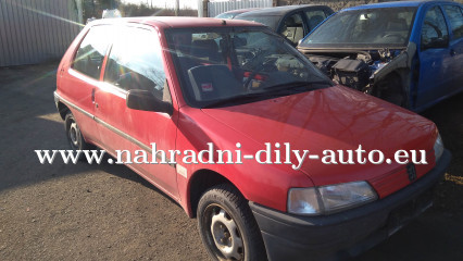 Peugeot 106 červená - díly z tohoto vozu / nahradni-dily-auto.eu