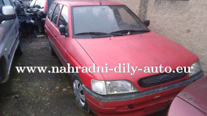 Ford Escort červená - díly z tohoto vozu / nahradni-dily-auto.eu