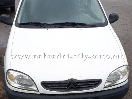 Citroen Saxo bílá na náhradní díly Brno / nahradni-dily-auto.eu