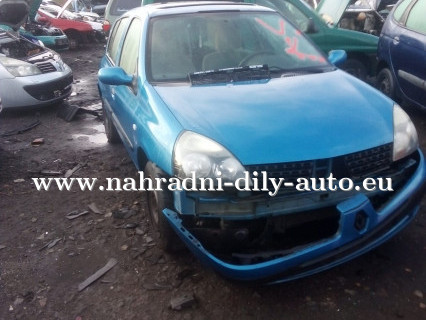 Renault Clio modrá na náhradní díly Pardubice / nahradni-dily-auto.eu