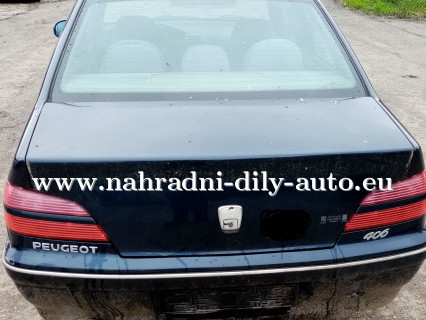 Peugeot 406 modrá náhradní díly z tohoto vozu / nahradni-dily-auto.eu