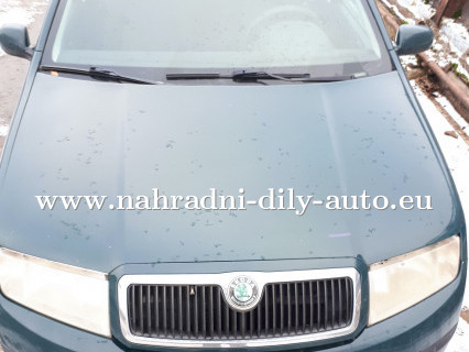 Škoda Fabia modrozelená na náhradní díly Brno / nahradni-dily-auto.eu