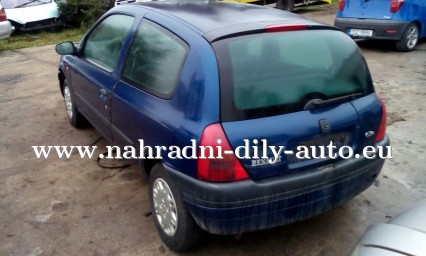 Renault Clio 1,2i modrá na náhradní díly ČB / nahradni-dily-auto.eu