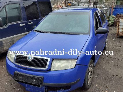 Škoda Fabia modrá na náhradní díly Pardubice / nahradni-dily-auto.eu