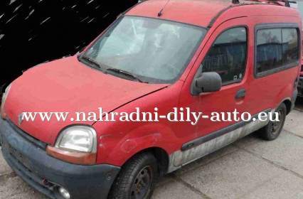 Renault Kangoo červená na náhradní díly Praha