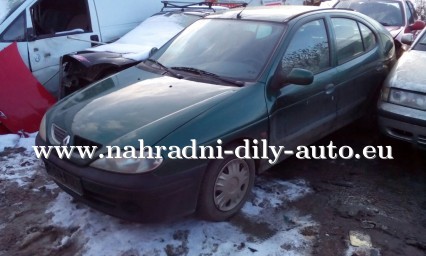 Renault Megane 1,4 16v zelená na díly ČB / nahradni-dily-auto.eu