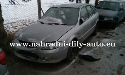 Mazda 323 stříbrná na díly České Budějovice / nahradni-dily-auto.eu