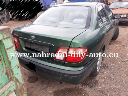 Nissan Almera zelená na náhradní díly Pardubice / nahradni-dily-auto.eu