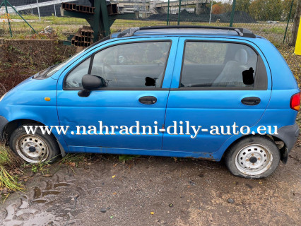 Daewoo Matiz modrá na náhradní díly Pardubice / nahradni-dily-auto.eu