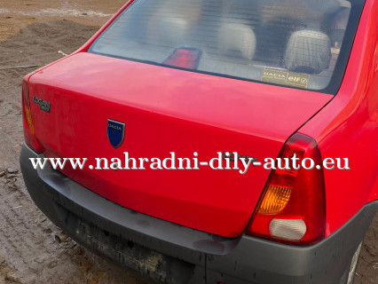 Dacia Logan červená náhradní díly / nahradni-dily-auto.eu