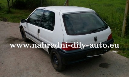 Peugeot 106 bílá na náhradní díly České Budějovice / nahradni-dily-auto.eu