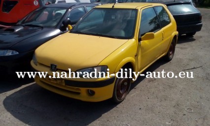 Peugeot 106 žlutá na náhradní díly České Budějovice / nahradni-dily-auto.eu