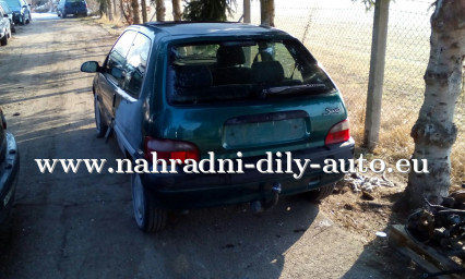 Citroen saxo 1.1 modrá na díly ČB / nahradni-dily-auto.eu