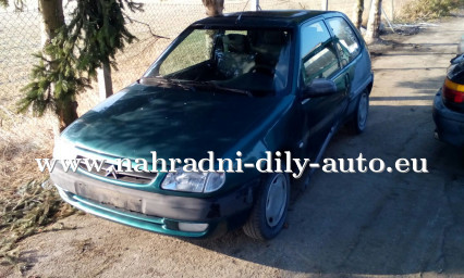 Citroen saxo 1.1 modrá na díly ČB / nahradni-dily-auto.eu