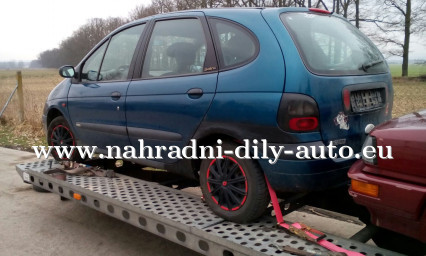 Renault Scenic modrá na díly ČB / nahradni-dily-auto.eu